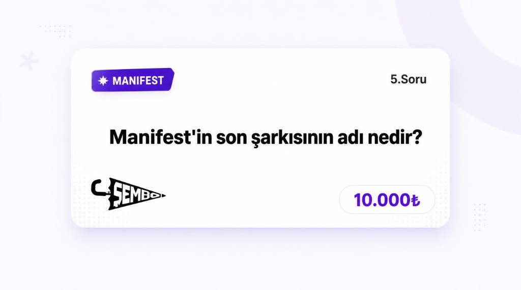 Örnek soru ekranı